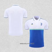 Camiseta Polo del Juventus 2022-2023 Blanco y Azul