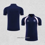 Camiseta Polo del Paris Saint-Germain Jordan 2022-2023 Azul Marino