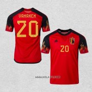 Camiseta Primera Belgica Jugador Vanaken 2022
