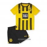 Camiseta Primera Borussia Dortmund 2022-2023 Nino