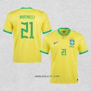 Camiseta Primera Brasil Jugador Martinelli 2022