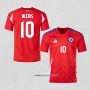 Camiseta Primera Chile Jugador Alexis 2024