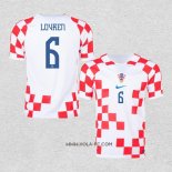 Camiseta Primera Croacia Jugador Lovren 2022