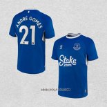 Camiseta Primera Everton Jugador Andre Gomes 2022-2023