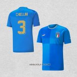 Camiseta Primera Italia Jugador Chiellini 2022