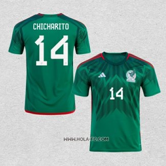 Camiseta Primera Mexico Jugador Chicharito 2022