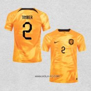 Camiseta Primera Paises Bajos Jugador Timber 2022