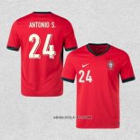 Camiseta Primera Portugal Jugador Antonio S. 2024