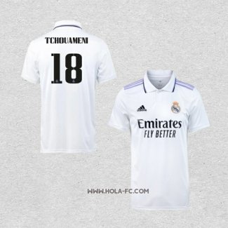 Camiseta Primera Real Madrid Jugador Tchouameni 2022-2023