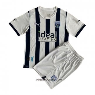Camiseta Primera West Bromwich Albion 2023-2024 Nino