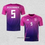 Camiseta Segunda Alemania Jugador Beckenbauer 2024