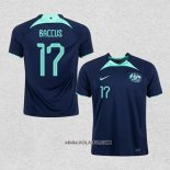 Camiseta Segunda Australia Jugador Baccus 2022