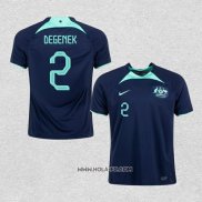 Camiseta Segunda Australia Jugador Degenek 2022