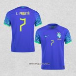 Camiseta Segunda Brasil Jugador Paqueta 2022