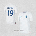 Camiseta Segunda Francia Jugador Benzema 2022