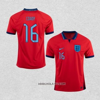 Camiseta Segunda Inglaterra Jugador Coady 2022