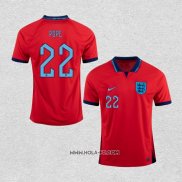 Camiseta Segunda Inglaterra Jugador Pope 2022
