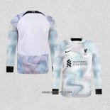 Camiseta Segunda Liverpool 2022-2023 Manga Larga