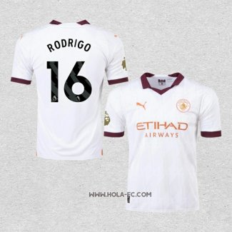 Camiseta Segunda Manchester City Jugador Rodrigo 2023-2024