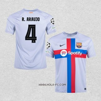 Camiseta Tercera Barcelona Jugador R.Araujo 2022-2023