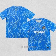 Camiseta de Entrenamiento Chelsea 2022 Azul Claro