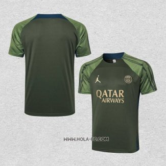 Camiseta de Entrenamiento Paris Saint-Germain Jordan 2024-2025 Verde