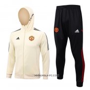 Chandal con Capucha del Manchester United 2023-2024 Amarillo