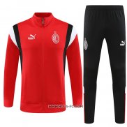 Chandal de Chaqueta del AC Milan 2023-2024 Nino Rojo