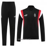 Chandal de Chaqueta del AC Milan 2023-2024 Negro