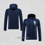 Chaqueta con Capucha del Italia 2022-2023 Azul