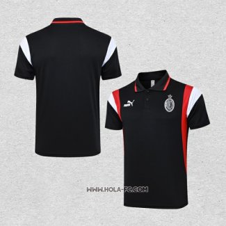 Camiseta Polo del AC Milan 2023-2024 Negro