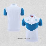 Camiseta Polo del Manchester City 2022-2023 Azul y Blanco