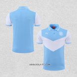 Camiseta Polo del Manchester City 2022-2023 Azul y Blanco