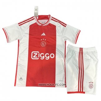 Camiseta Primera Ajax 2023-2024 Nino