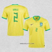 Camiseta Primera Brasil Jugador Danilo 2022