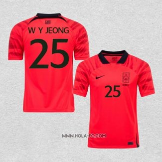 Camiseta Primera Corea del Sur Jugador Woo-Yeong Jeong 2022