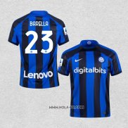 Camiseta Primera Inter Milan Jugador Barella 2022-2023