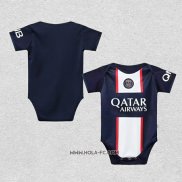 Camiseta Primera Paris Saint-Germain 2022-2023 Bebe