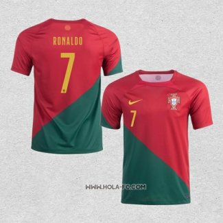 Camiseta Primera Portugal Jugador Ronaldo 2022