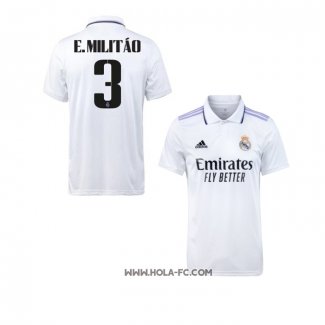 Camiseta Primera Real Madrid Jugador E.Militao 2022-2023