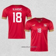 Camiseta Primera Serbia Jugador Vlahovic 2022