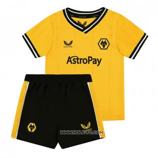 Camiseta Primera Wolves 2023-2024 Nino