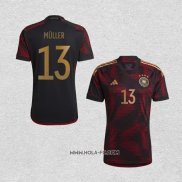 Camiseta Segunda Alemania Jugador Muller 2022