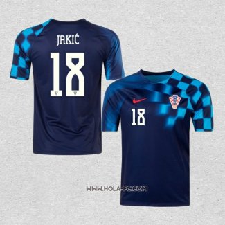 Camiseta Segunda Croacia Jugador Jakic 2022