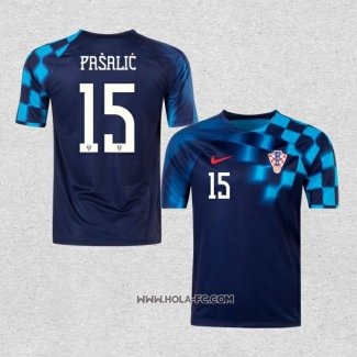 Camiseta Segunda Croacia Jugador Pasalic 2022