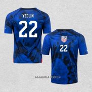 Camiseta Segunda Estados Unidos Jugador Yedlin 2022