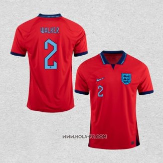 Camiseta Segunda Inglaterra Jugador Walker 2022