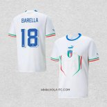 Camiseta Segunda Italia Jugador Barella 2022