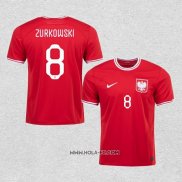 Camiseta Segunda Polonia Jugador Zurkowski 2022