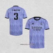 Camiseta Segunda Real Madrid Jugador E.Militao 2022-2023